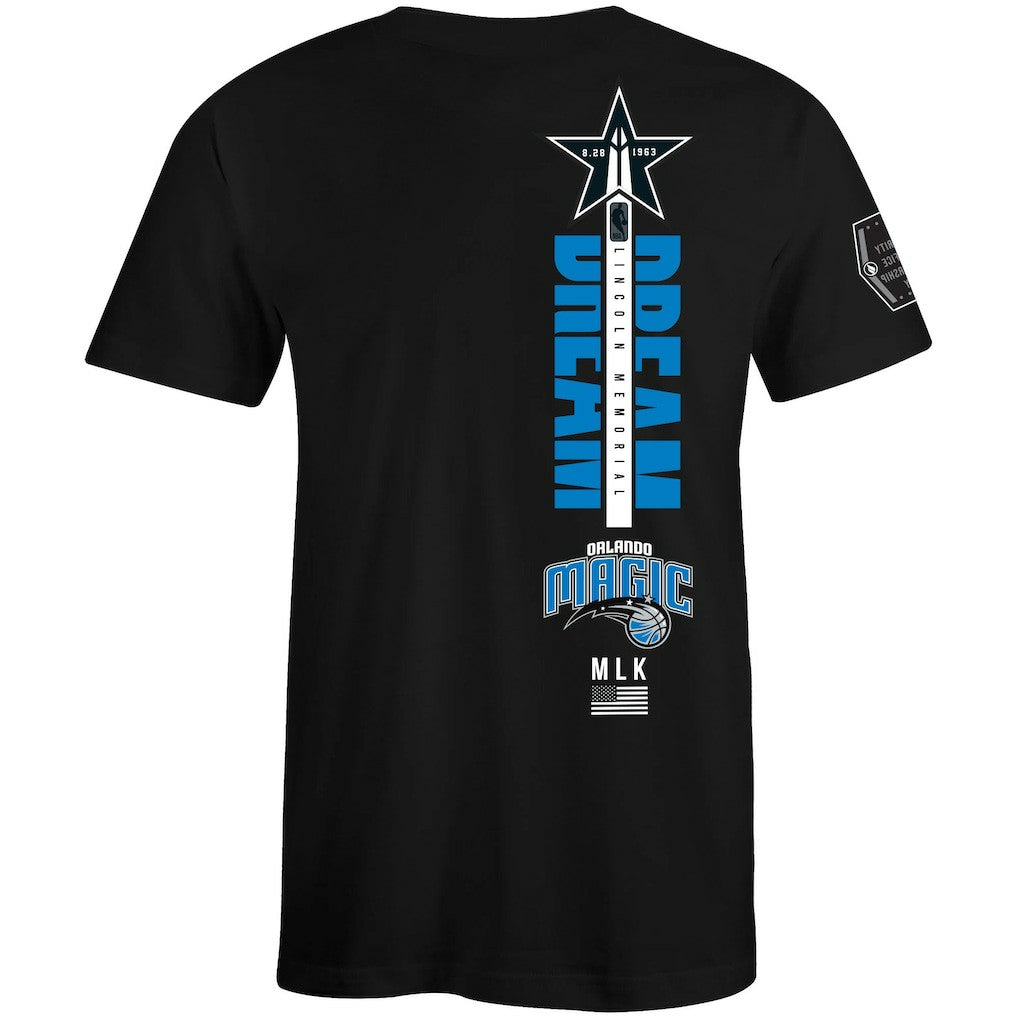 NBA - Orlando Magic FISLL x Black History Collection Unisex T-Shirt - Black