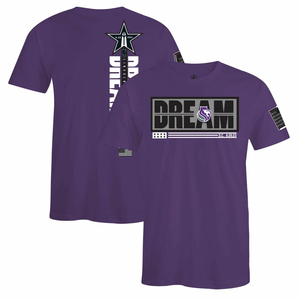 NBA - Sacramento Kings FISLL x Black History Collection Unisex T-Shirt - Purple