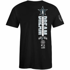 NBA - San Antonio Spurs FISLL x Black History Collection Unisex T-Shirt - Black