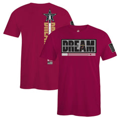 NBA - Cleveland Cavaliers FISLL x Black History Collection Unisex T-Shirt - Wine