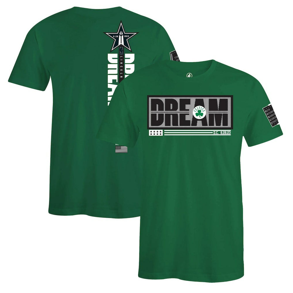 NBA - Boston Celtics FISLL x Black History Collection Unisex T-Shirt - Green