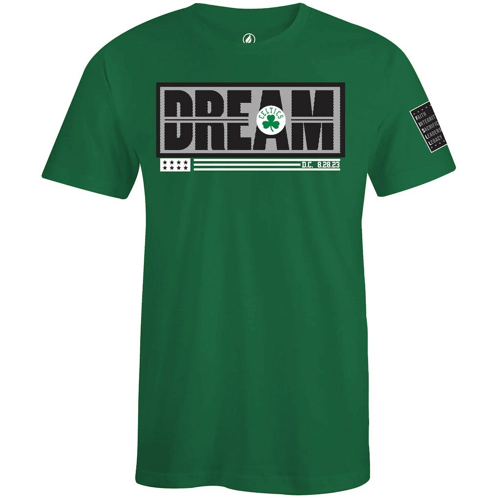 NBA - Boston Celtics FISLL x Black History Collection Unisex T-Shirt - Green