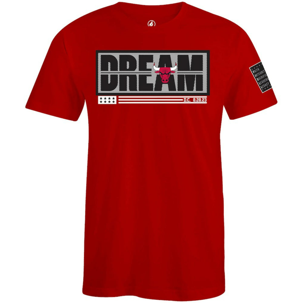 NBA - Chicago Bulls FISLL x Black History Collection Unisex T-Shirt - Red