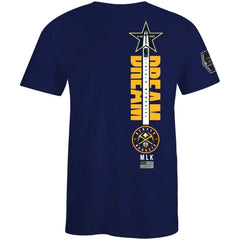 NBA - Denver Nuggets FISLL x Black History Collection Unisex T-Shirt - Blue