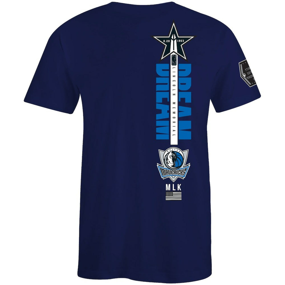 NBA - Dallas Mavericks FISLL x Black History Collection Unisex T-Shirt - Royal