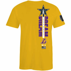 NBA - Los Angeles Lakers FISLL x Black History Collection Unisex T-Shirt - Gold