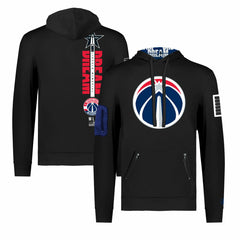 NBA - Washington Wizards FISLL x Black History Collection Unisex Pullover Hoodie - Black