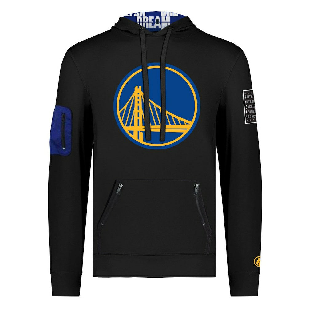 NBA - Golden State Warriors FISLL x Black History Collection Unisex Pullover Hoodie - Black