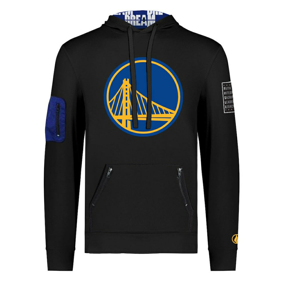 NBA - Golden State Warriors FISLL x Black History Collection Unisex Pullover Hoodie - Black