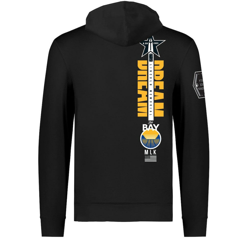 NBA - Golden State Warriors FISLL x Black History Collection Unisex Pullover Hoodie - Black