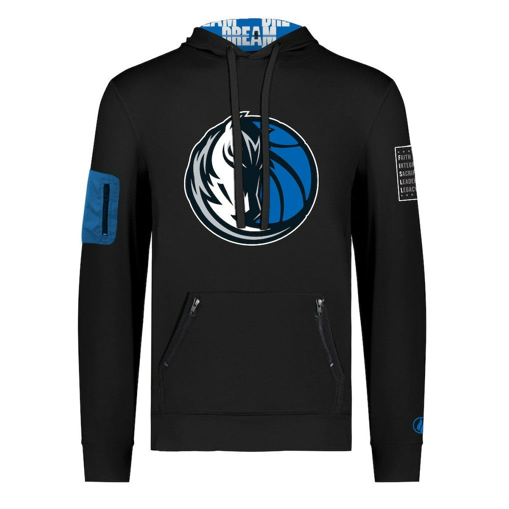 NBA - Dallas Mavericks FISLL x Black History Collection Unisex Pullover Hoodie - Black
