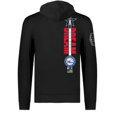 NBA - Philadelphia 76ers FISLL x Black History Collection Unisex Pullover Hoodie - Black
