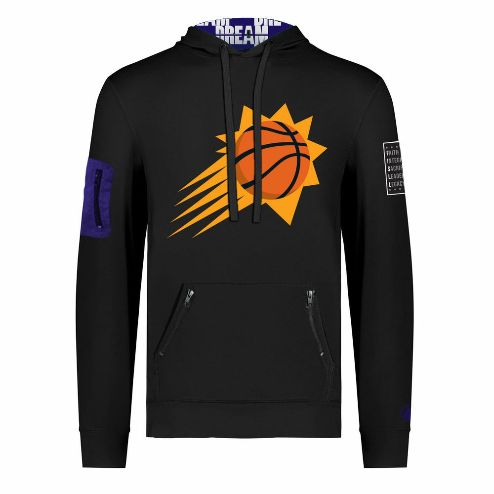 NBA - Phoenix Suns FISLL x Black History Collection Unisex Pullover Hoodie - Black