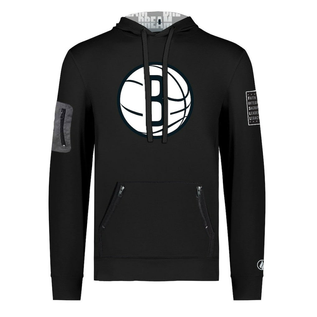 NBA - Brooklyn Nets FISLL x Black History Collection Unisex Pullover Hoodie - Black