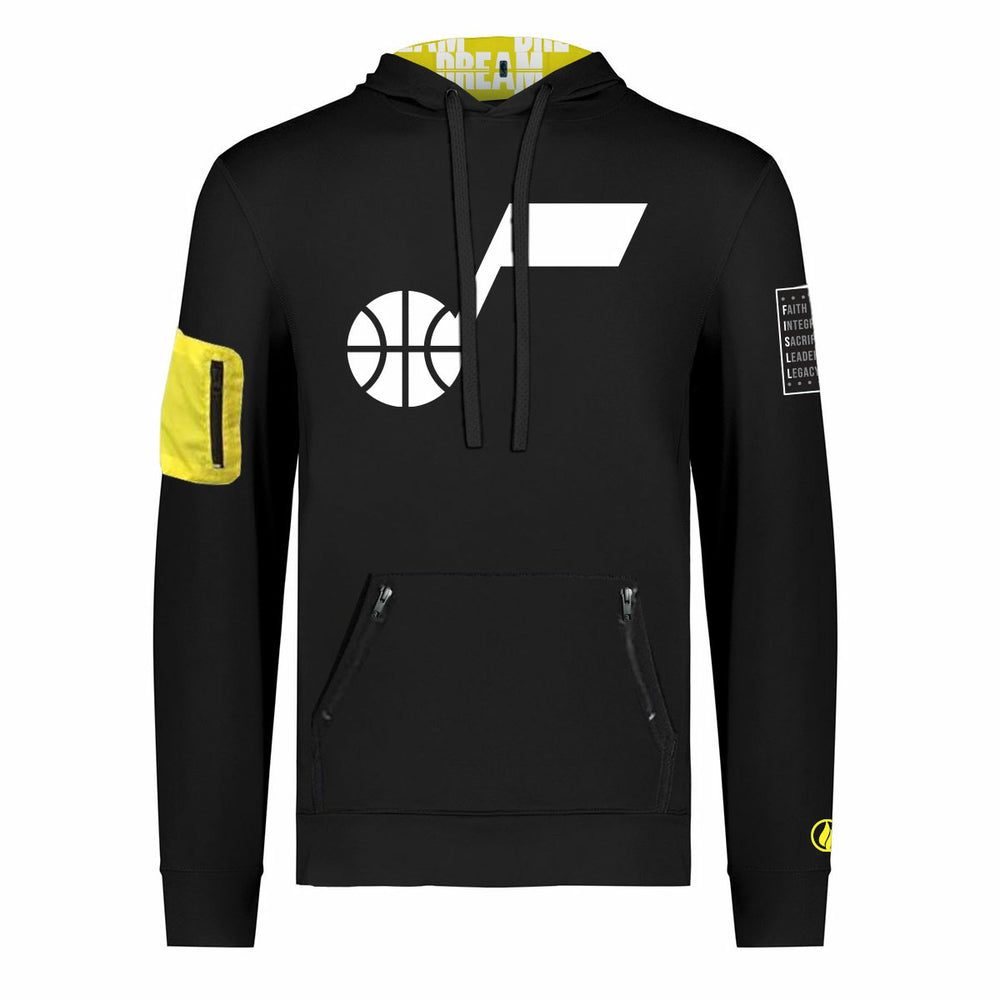 NBA - Utah Jazz FISLL x Black History Collection Unisex Pullover Hoodie - Black