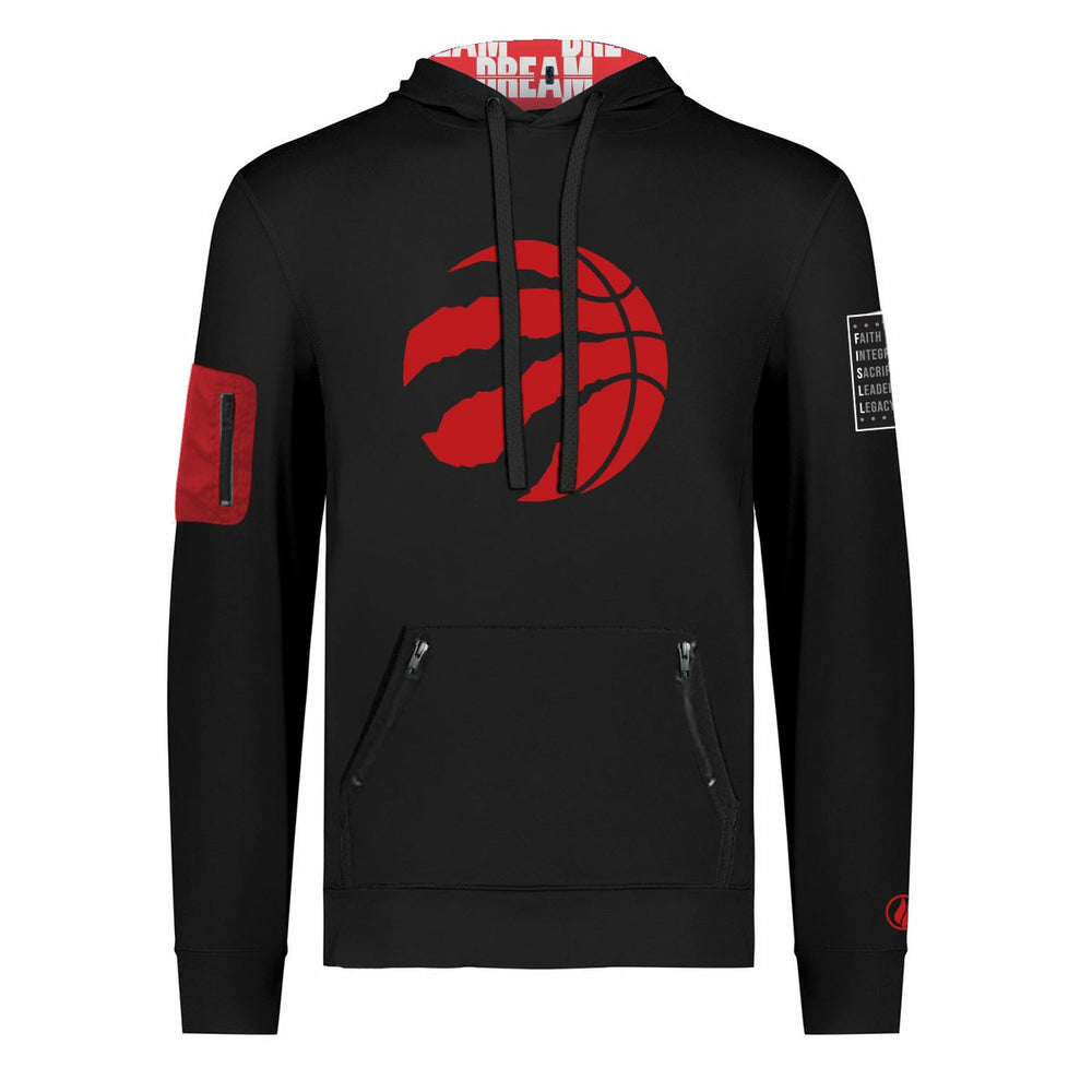 NBA - Toronto Raptors FISLL x Black History Collection Unisex Pullover Hoodie - Black