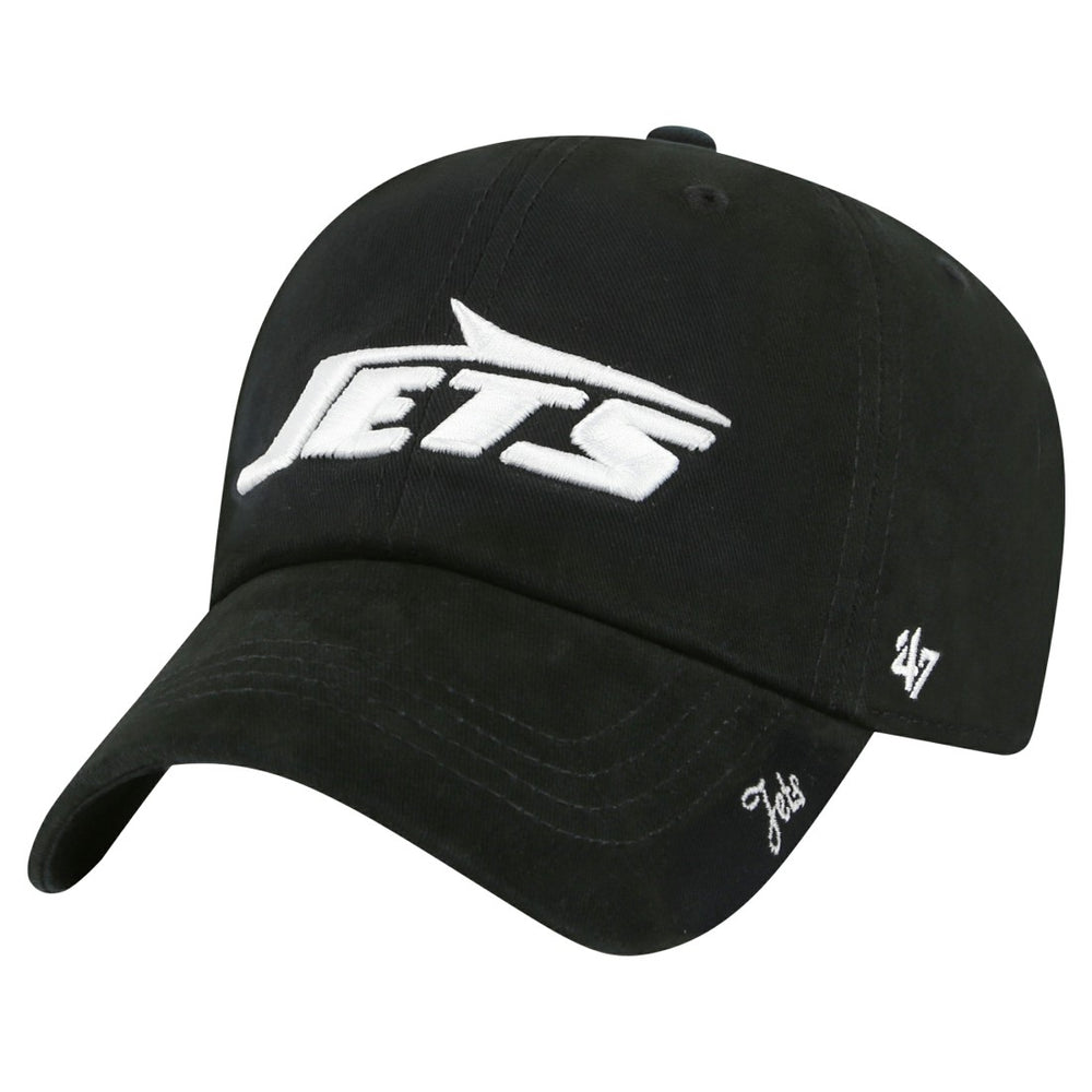 New York Jets '47 Women's Miata Clean Up Adjustable Hat Black - 47 brand