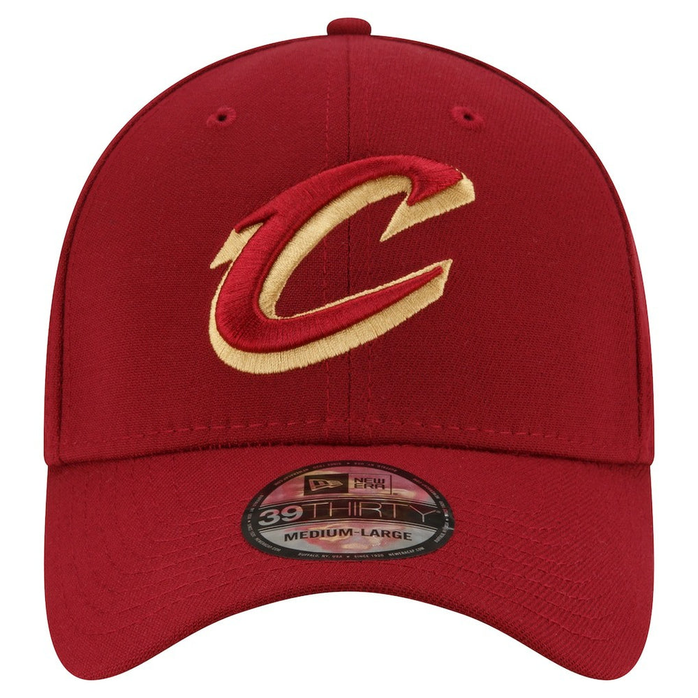New Era - Cleveland Cavaliers Logo 39THIRTY Flex Hat - Wine