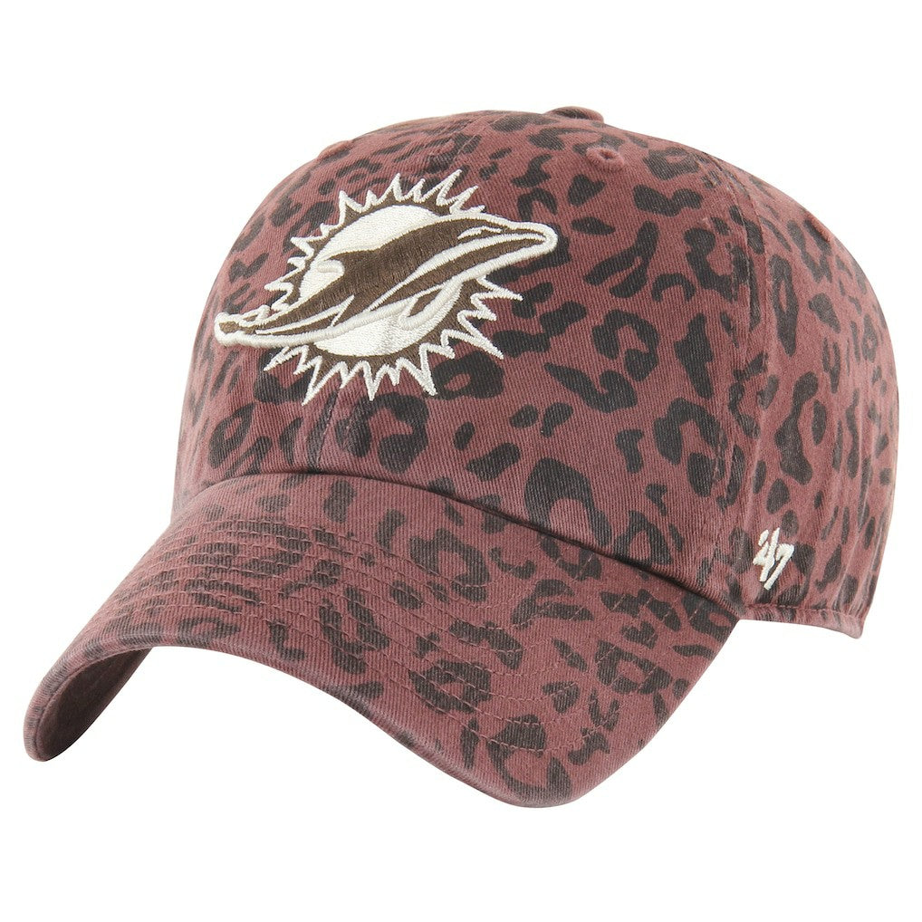Miami Dolphins '47 Women's Tawny Clean Up Adjustable Hat Brown - 47 brand