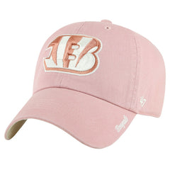 Cincinnati Bengals '47 Women's Ballpark Cheer Dusty Rose Clean Up Adjustable Hat Pink - 47 brand