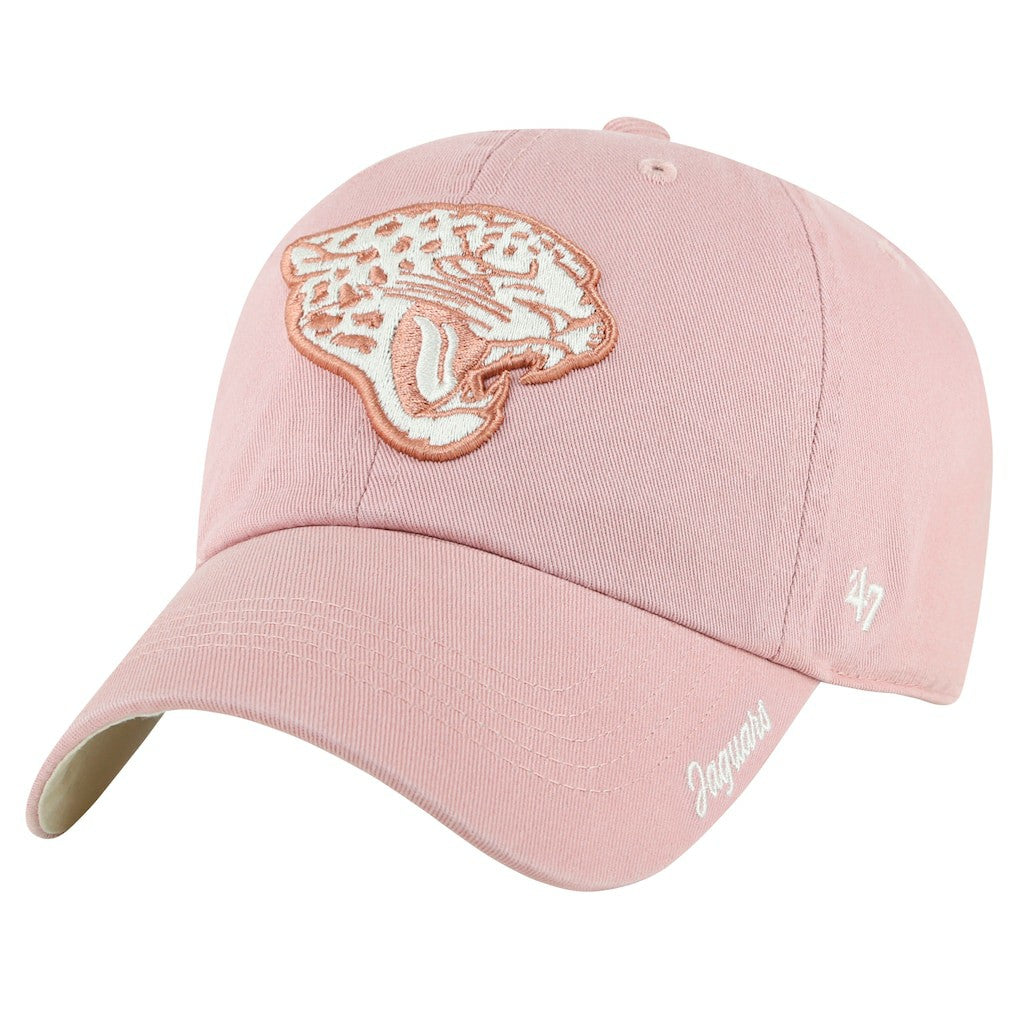 Jacksonville Jaguars '47 Women's Ballpark Cheer Dusty Rose Clean Up Adjustable Hat Pink - 47 brand