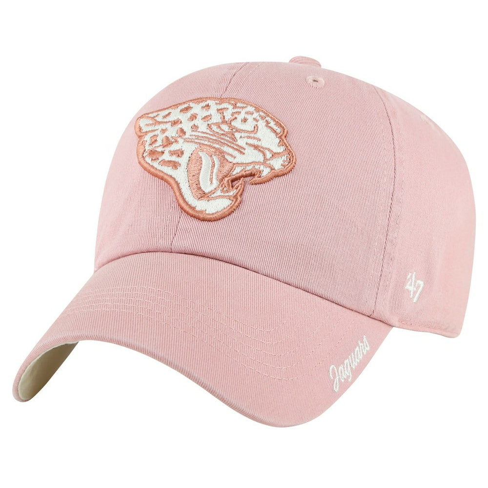 Jacksonville Jaguars '47 Women's Ballpark Cheer Dusty Rose Clean Up Adjustable Hat Pink - 47 brand