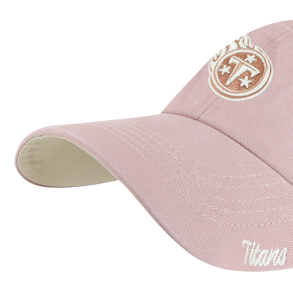 Tennessee Titans '47 Women's Ballpark Cheer Dusty Rose Clean Up Adjustable Hat Pink - 47 brand