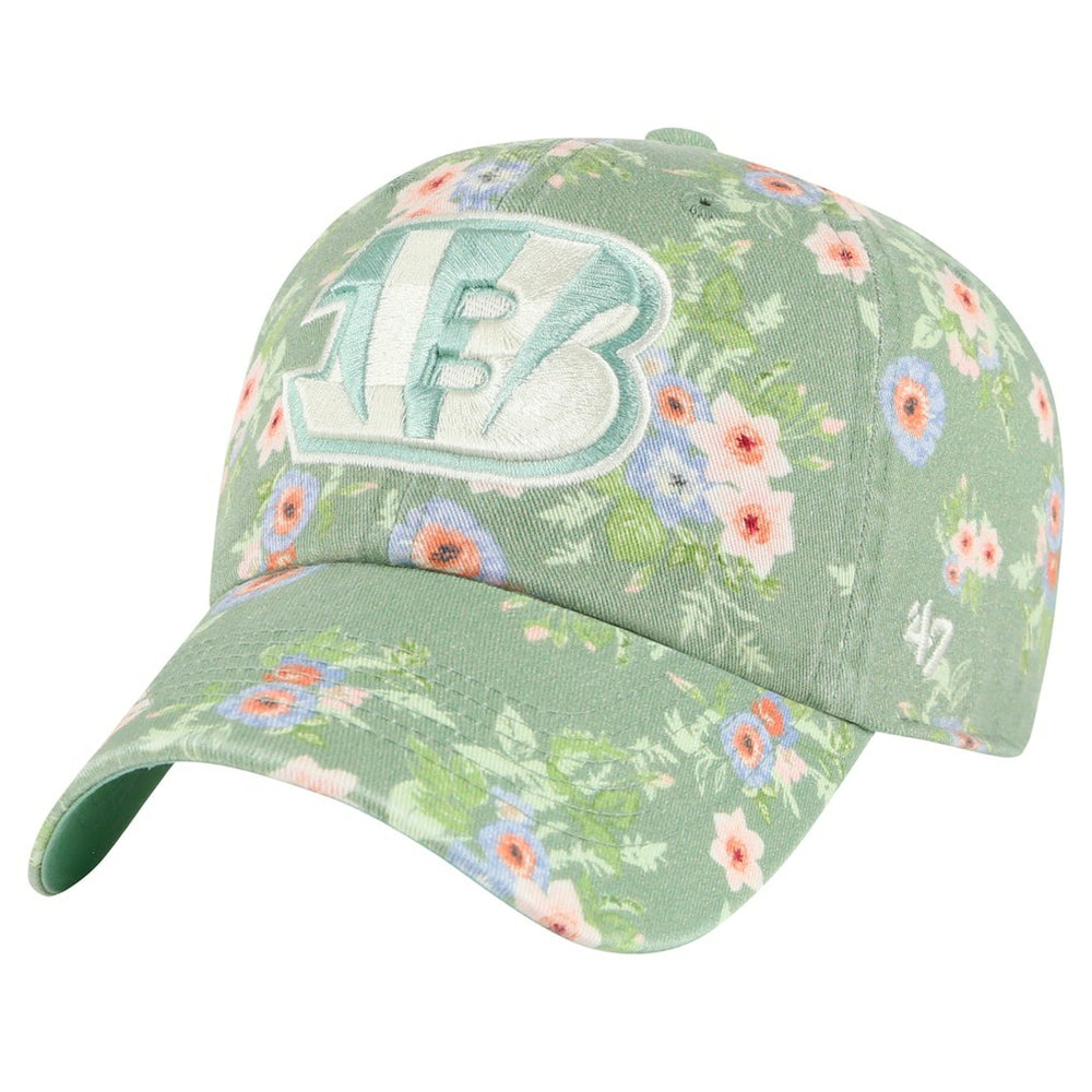 Cincinnati Bengals '47 Women's Meadow Garden Clean Up Adjustable Hat Green - 47 brand