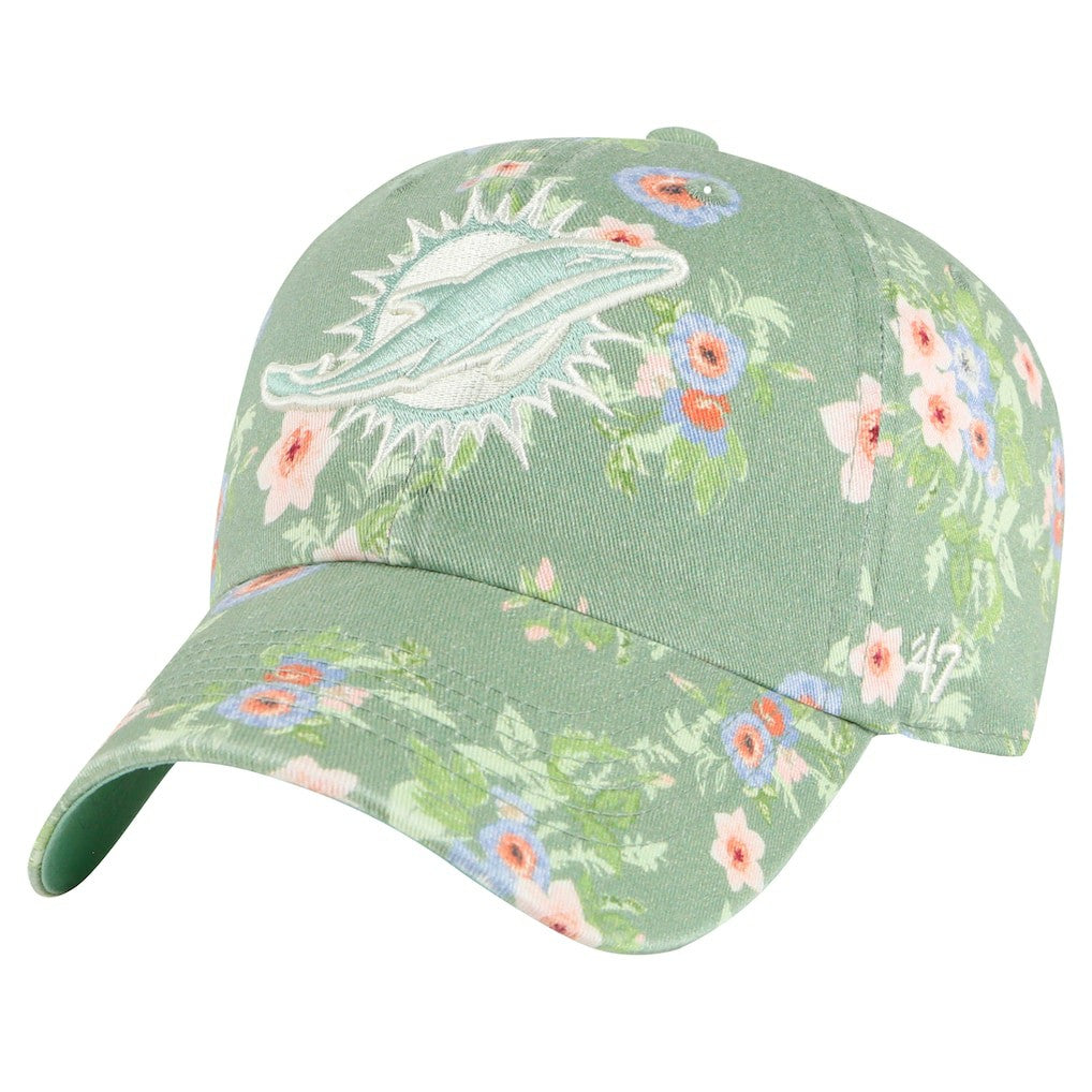 Miami Dolphins '47 Women's Meadow Garden Clean Up Adjustable Hat Green - 47 brand