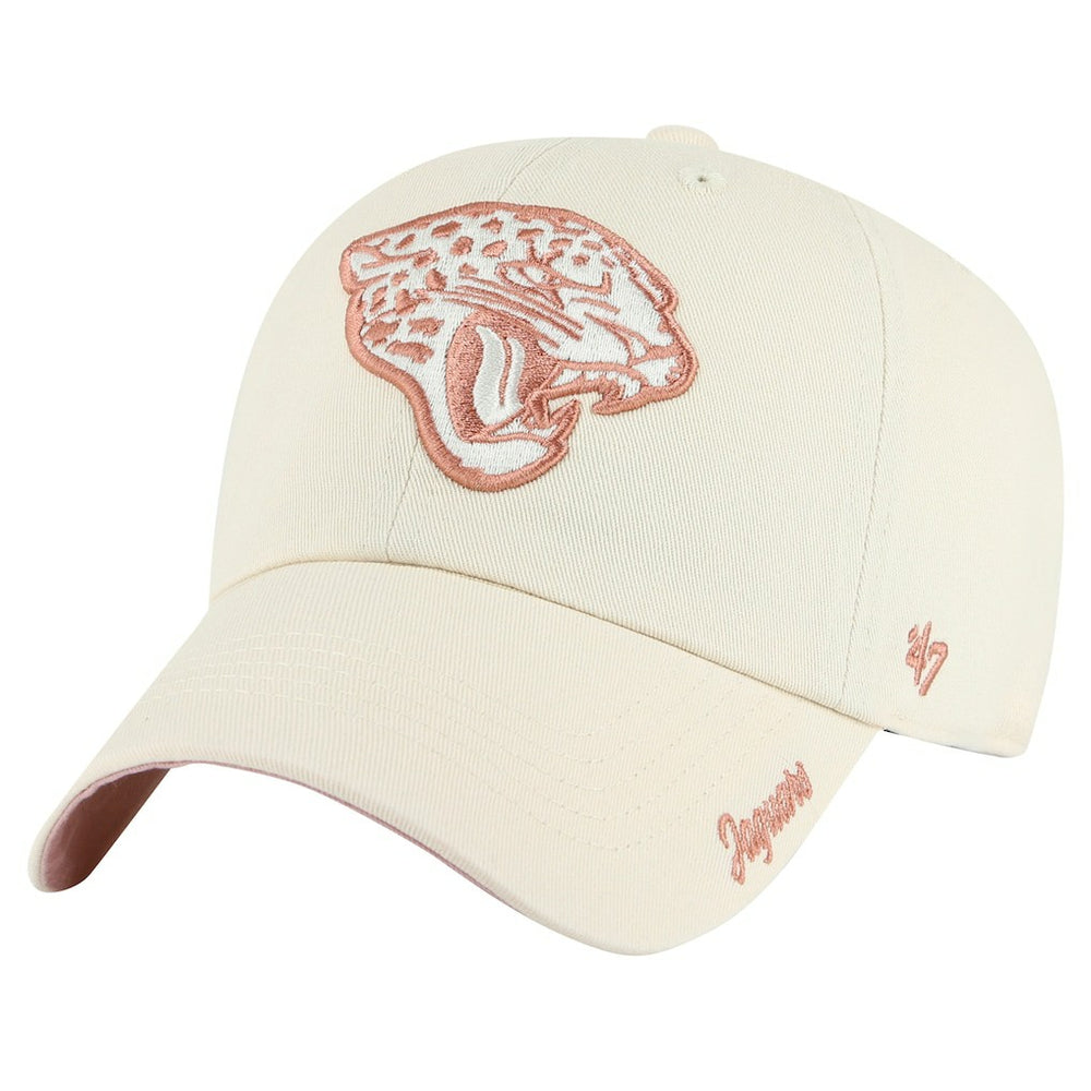 Jacksonville Jaguars '47 Women's Ballpark Cheer Clean Up Adjustable Hat Natural - 47 brand