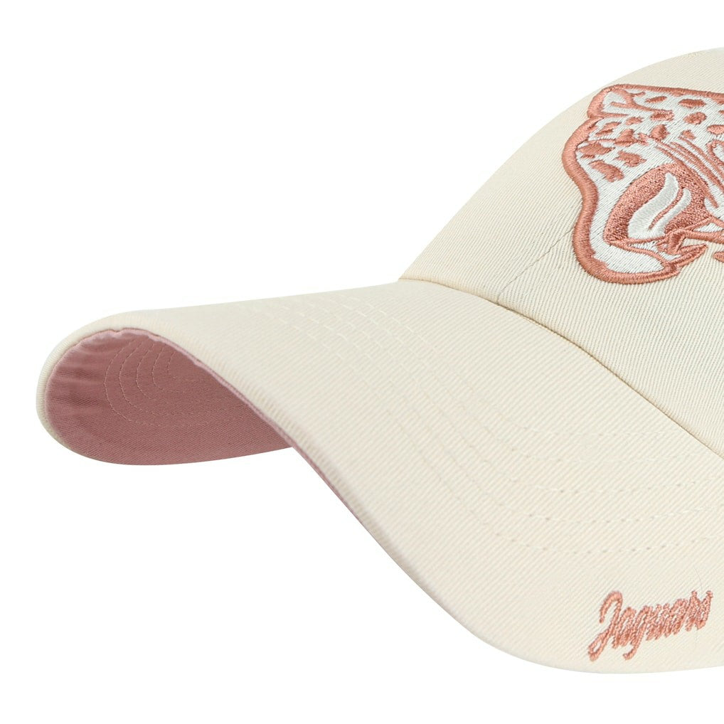 Jacksonville Jaguars '47 Women's Ballpark Cheer Clean Up Adjustable Hat Natural - 47 brand