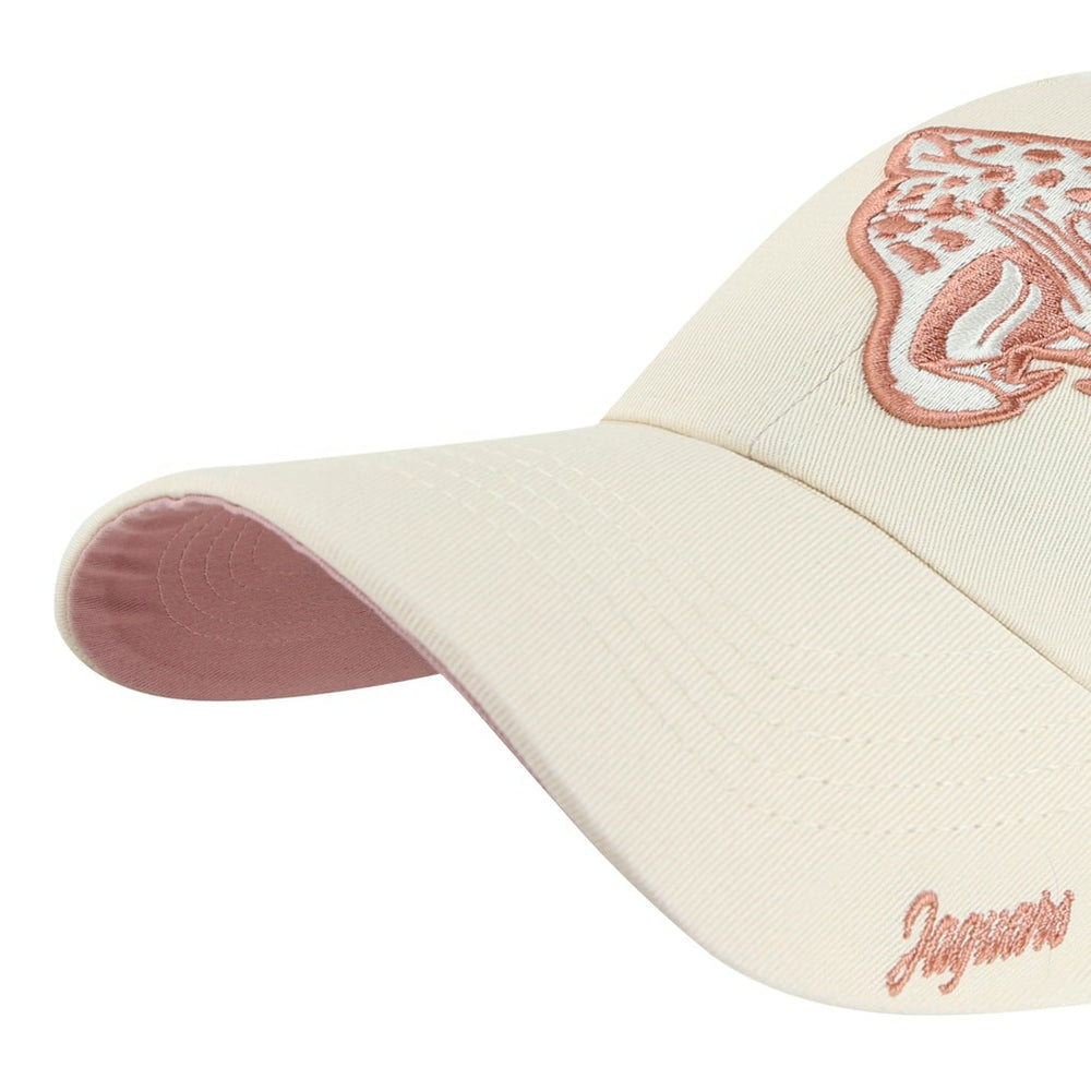 Jacksonville Jaguars '47 Women's Ballpark Cheer Clean Up Adjustable Hat Natural - 47 brand