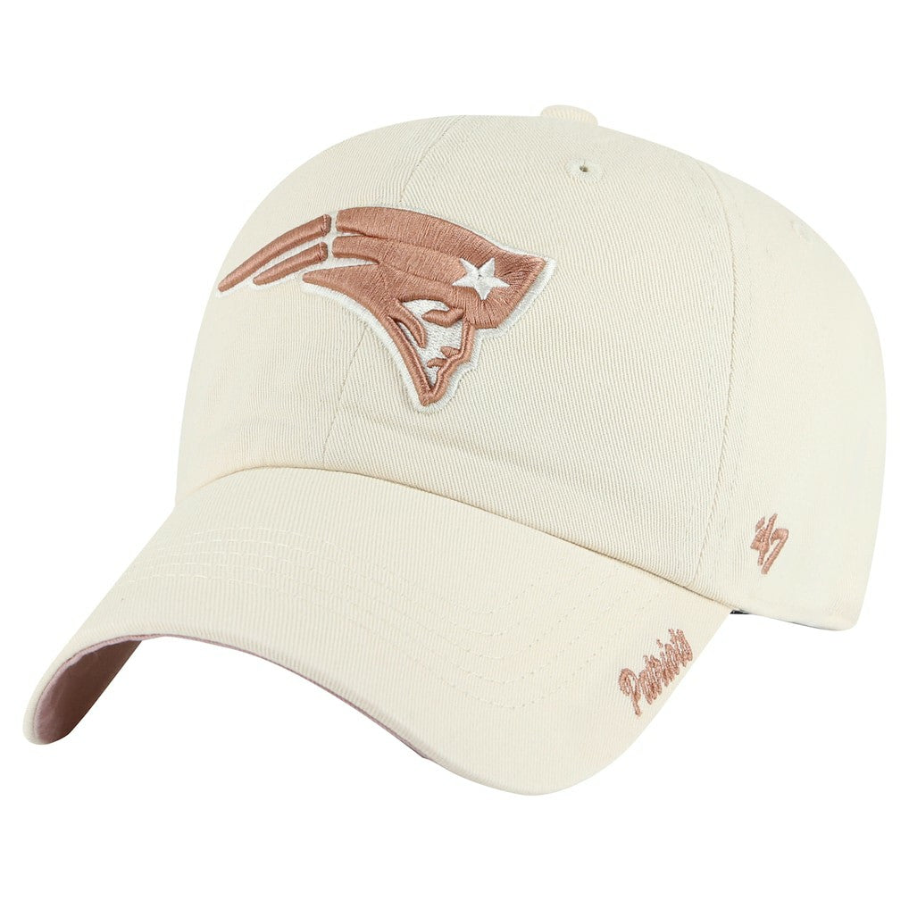 New England Patriots '47 Women's Ballpark Cheer Clean Up Adjustable Hat Natural - 47 brand