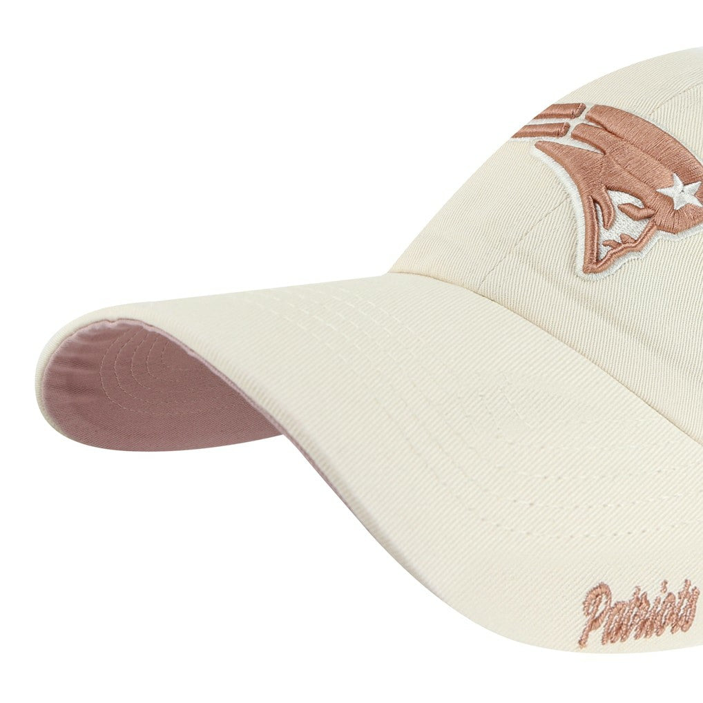 New England Patriots '47 Women's Ballpark Cheer Clean Up Adjustable Hat Natural - 47 brand