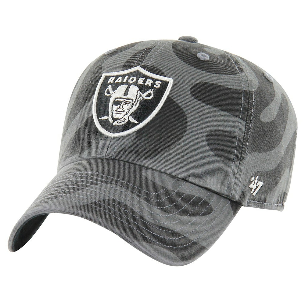 Las Vegas Raiders '47 Women's Freeform Clean Up Adjustable Hat Charcoal - 47 brand