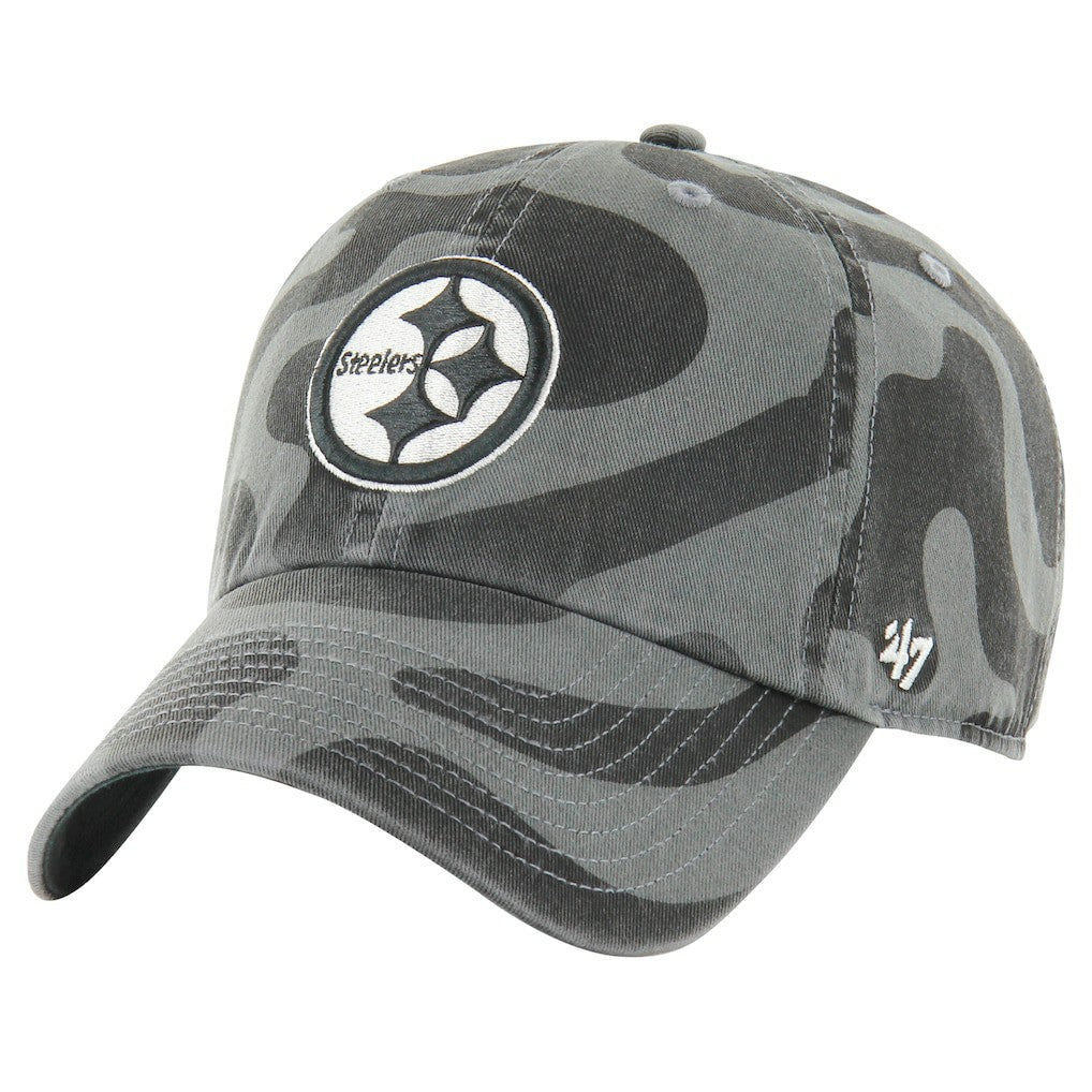 Pittsburgh Steelers '47 Women's Freeform Clean Up Adjustable Hat Charcoal - 47 brand