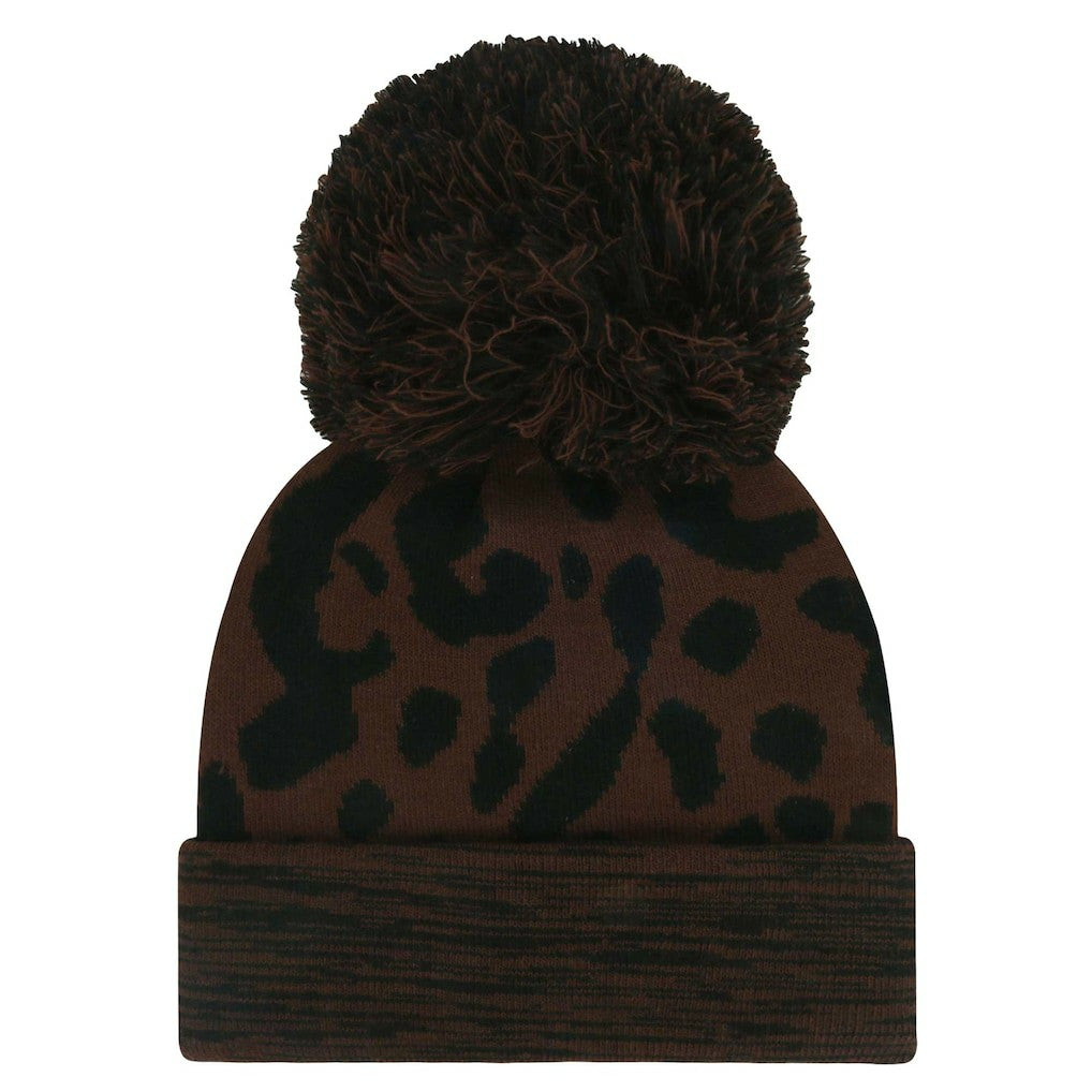 Las Vegas Raiders '47 Women's Cacao Cuffed Knit Hat with Pom Brown - 47 brand