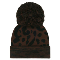 Las Vegas Raiders '47 Women's Cacao Cuffed Knit Hat with Pom Brown - 47 brand