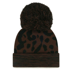Minnesota Vikings '47 Women's Cacao Cuffed Knit Hat with Pom Brown - 47 brand