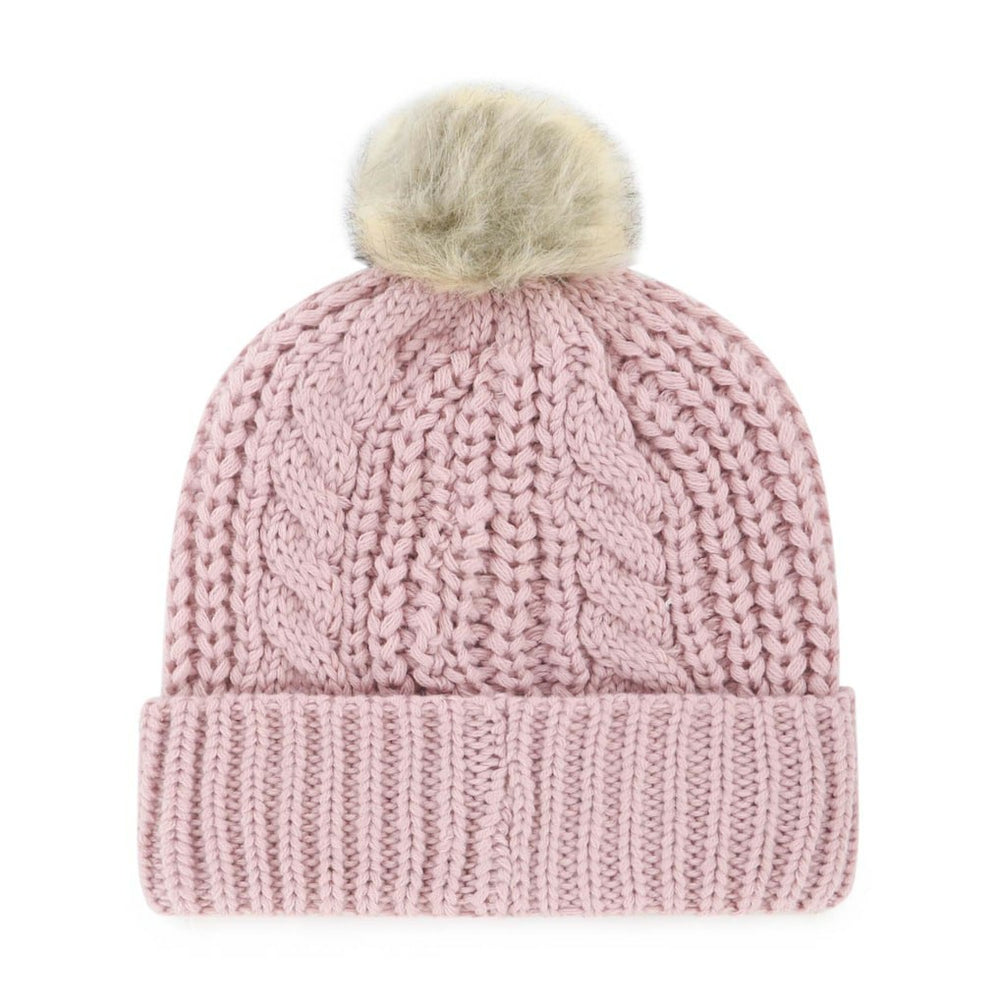 Jacksonville Jaguars '47 Women's Meeko Cuffed Knit Hat with Pom Dusty Rose - 47 brand