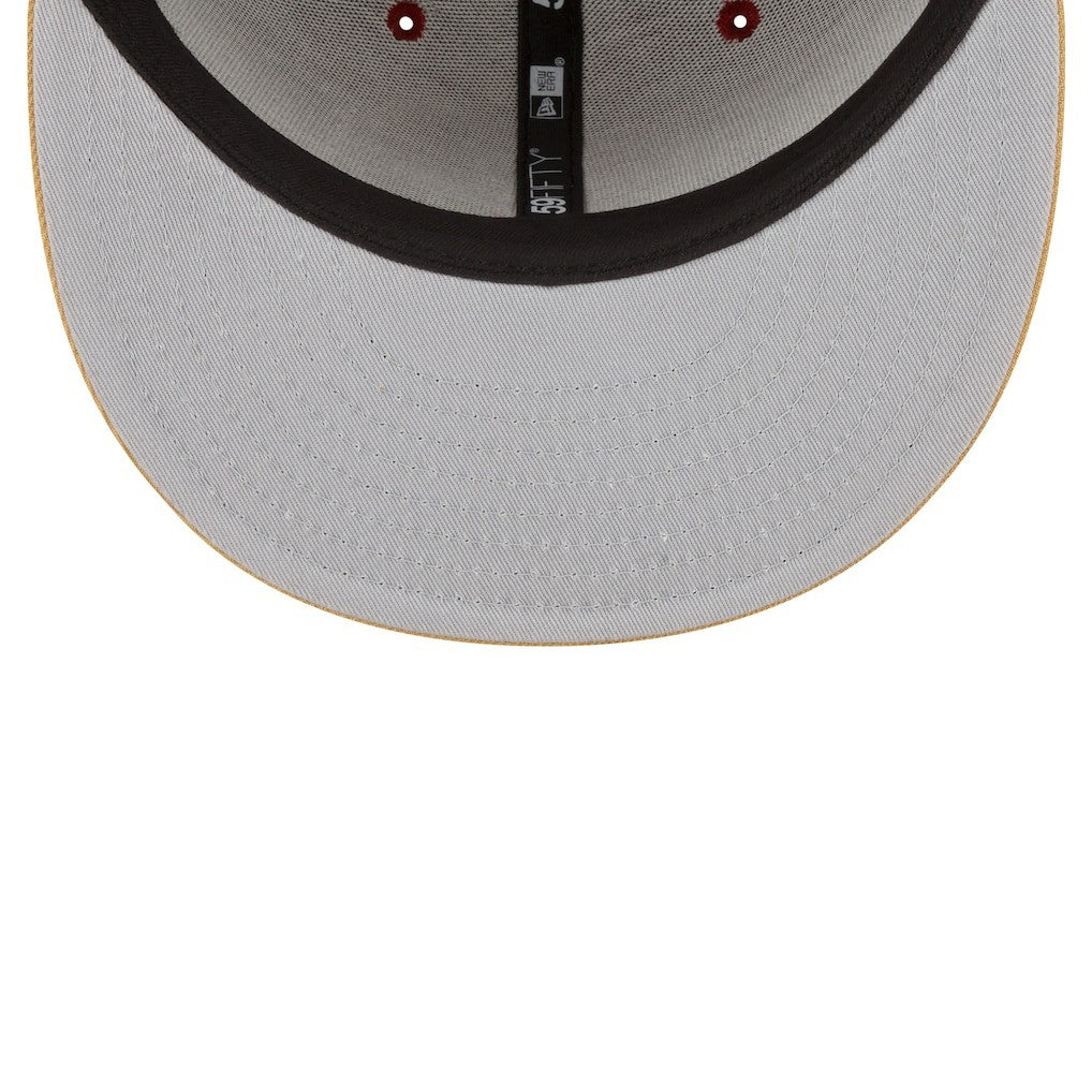 New Era - Cleveland Cavaliers 2-Tone 59FIFTY Fitted Hat - Wine/Gold