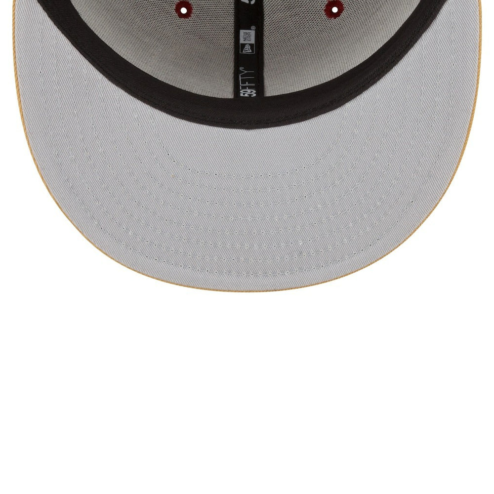 New Era - Cleveland Cavaliers 2-Tone 59FIFTY Fitted Hat - Wine/Gold