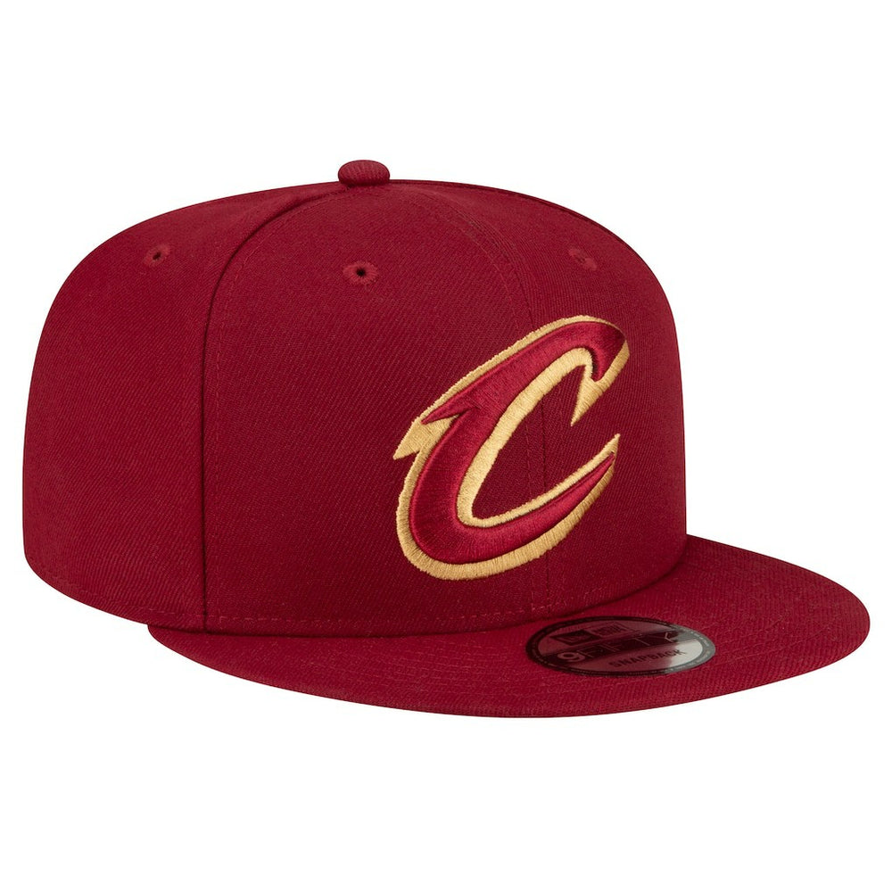 New Era - Cleveland Cavaliers Team Color 9FIFTY Snapback Hat - Wine