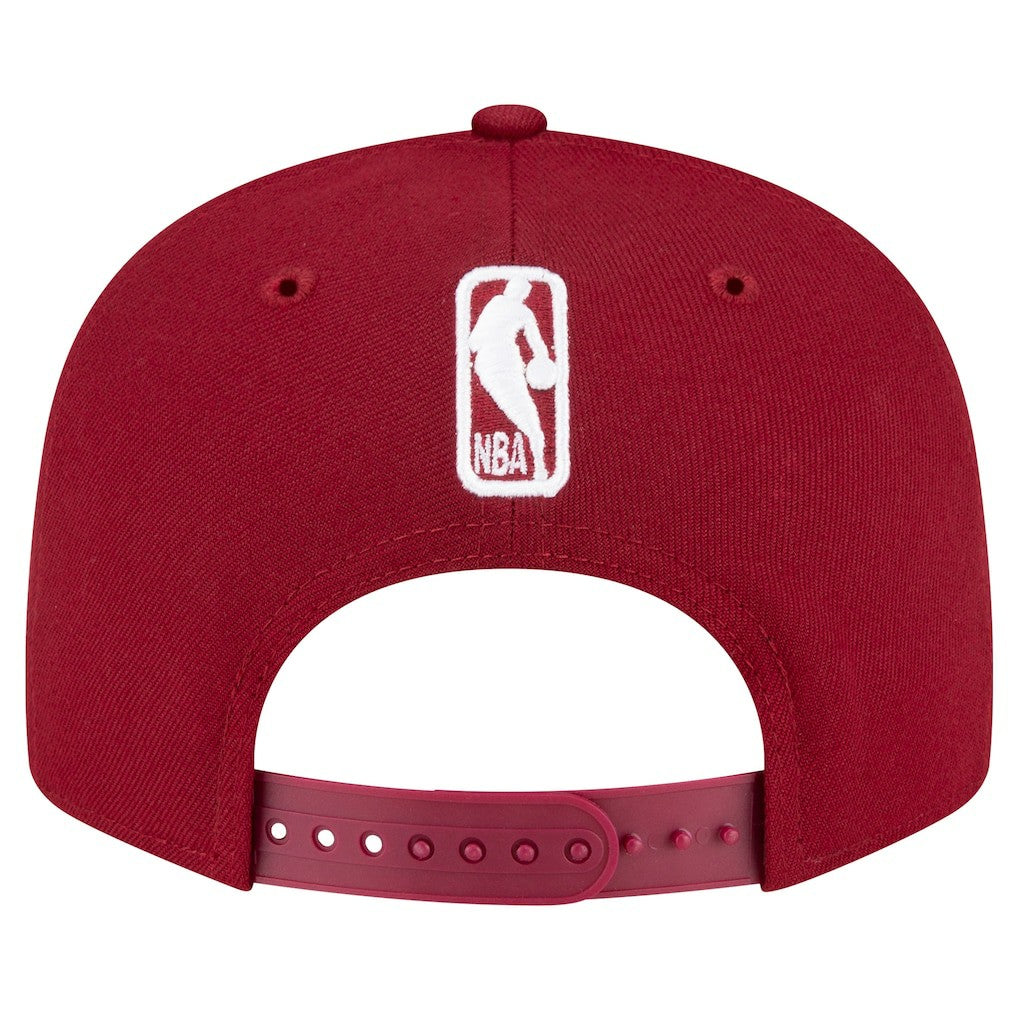 New Era - Cleveland Cavaliers Team Color 9FIFTY Snapback Hat - Wine