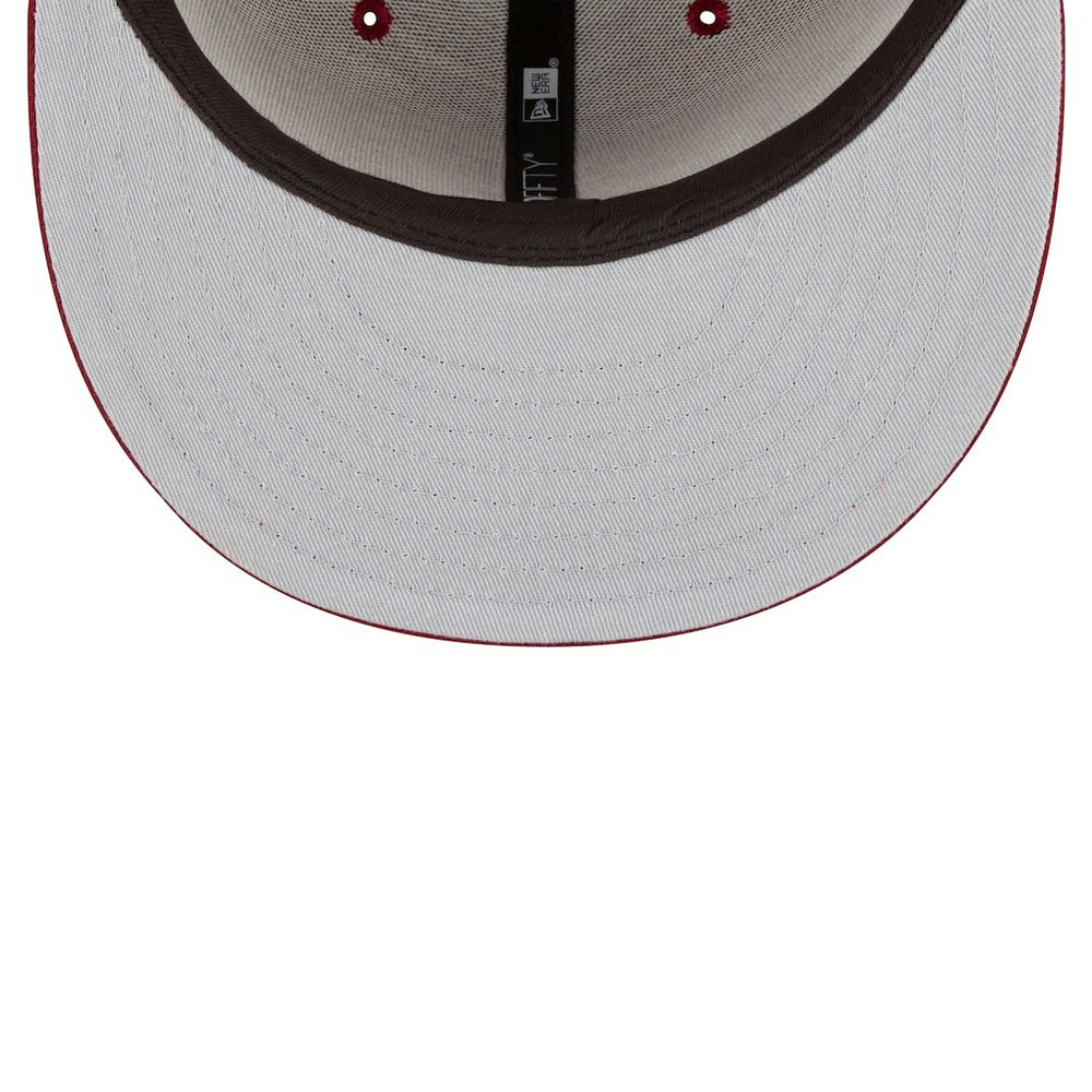 New Era - Cleveland Cavaliers Team Color 9FIFTY Snapback Hat - Wine