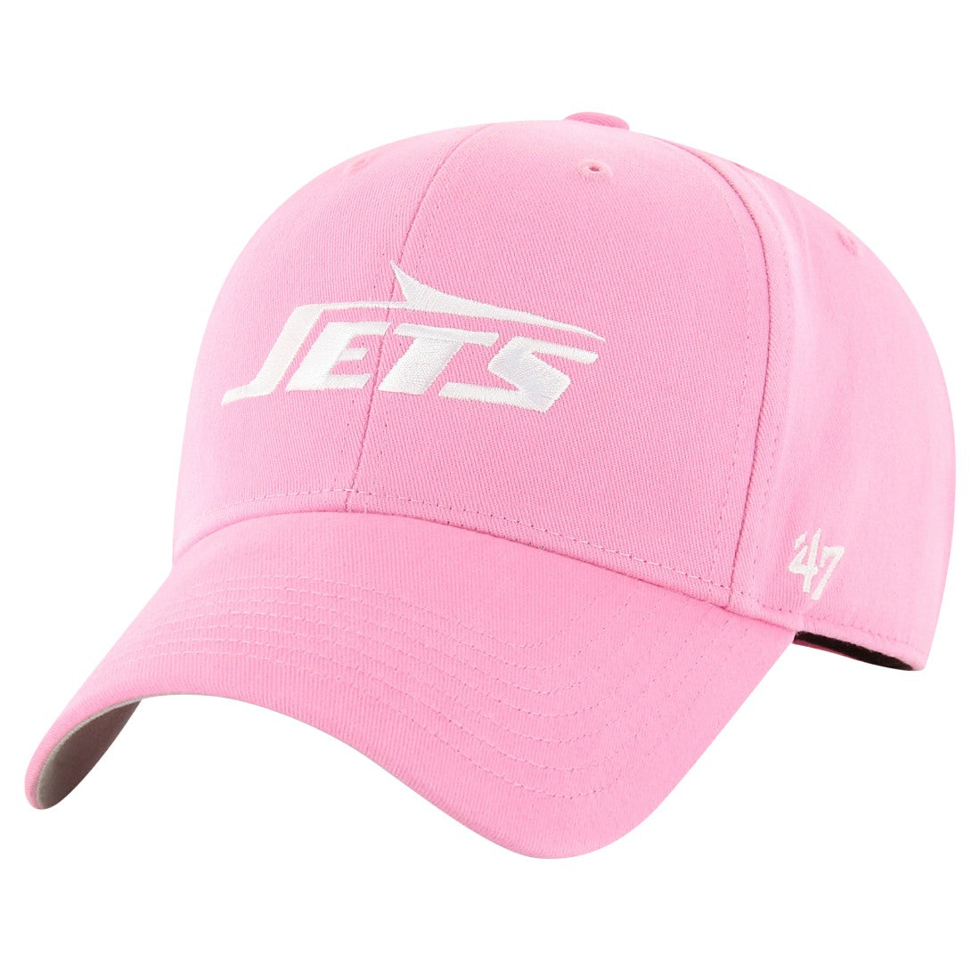 New York Jets '47 Girls Youth Rose MVP Adjustable Hat Pink - 47 brand