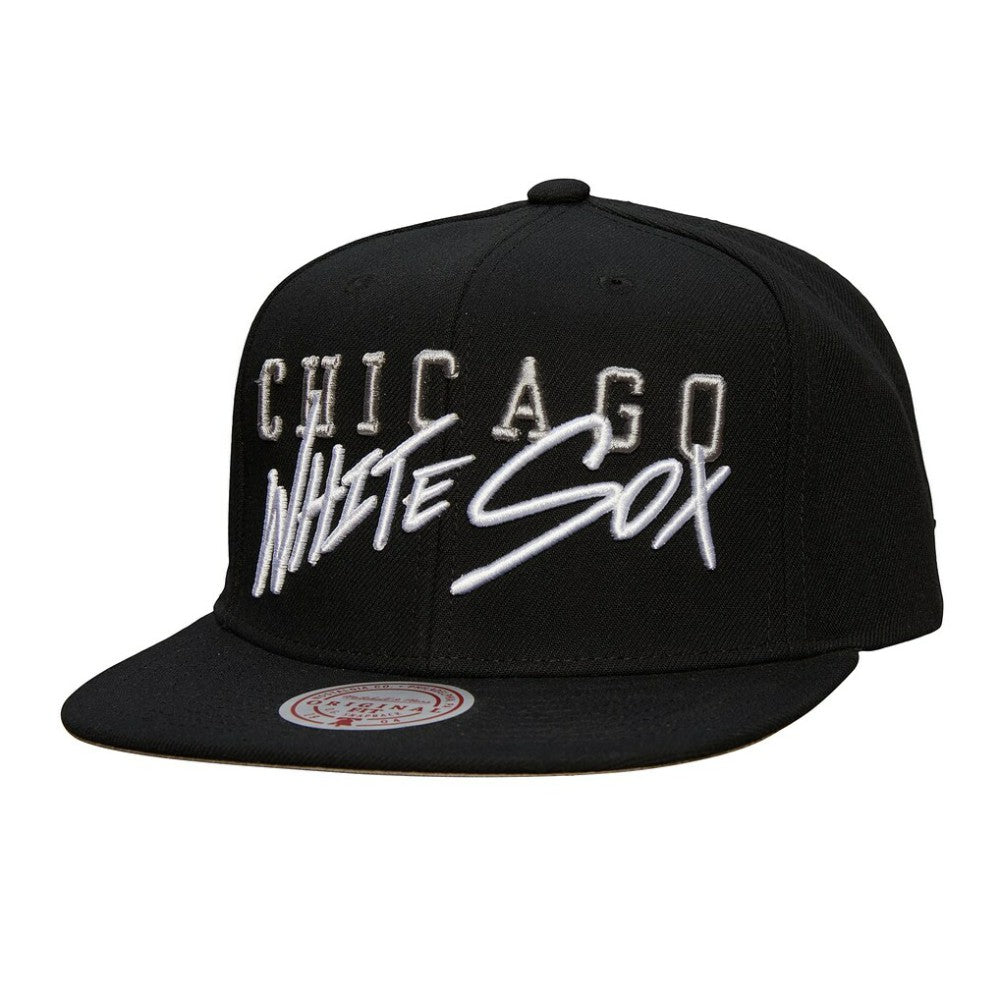 Chicago White Sox Mitchell & Ness Team Tagged Snapback Hat Sale