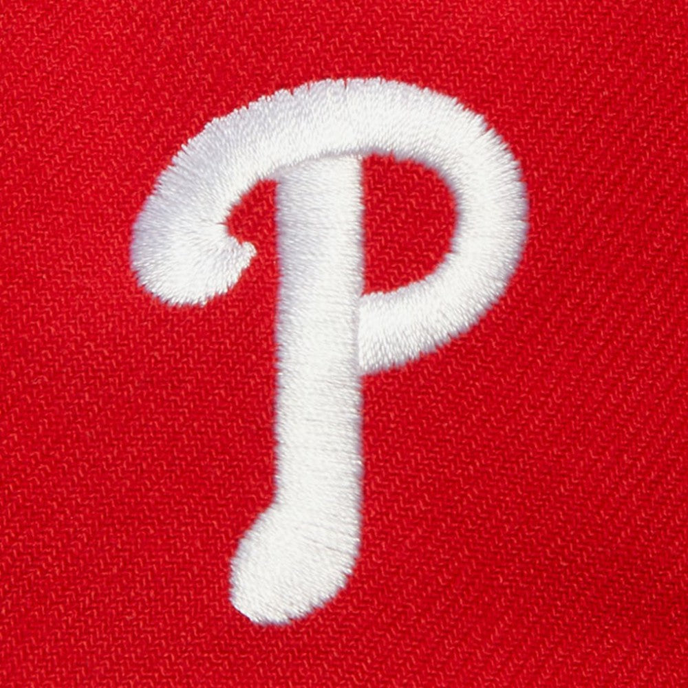 Philadelphia Phillies Mitchell & Ness Team Tagged Snapback Hat On Sale