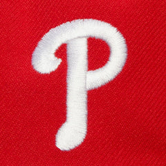 Philadelphia Phillies Mitchell & Ness Team Tagged Snapback Hat On Sale