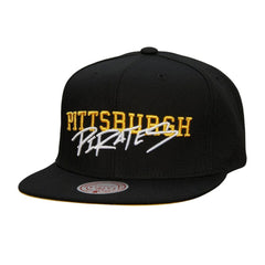 Pittsburgh Pirates Mitchell & Ness Team Tagged Snapback Hat for sale